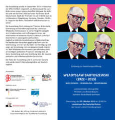 Bild Einladung Bartoszewski-Ausstellung Homburg
