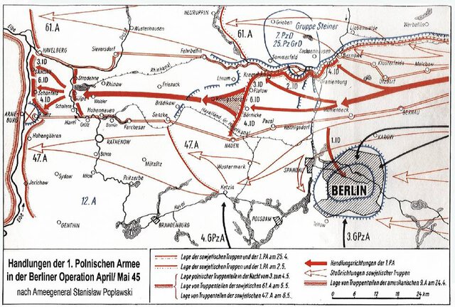 Handlungen der 1. Polnischen Armee in der Berliner Operation April/Mai 1945